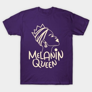 Melanin Queen Silhouette T-Shirt